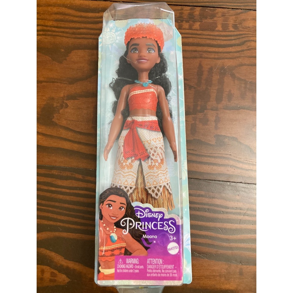 Disney Princess Moana New in Box 2022 Polynesian Film Doll Girl Mattel‎